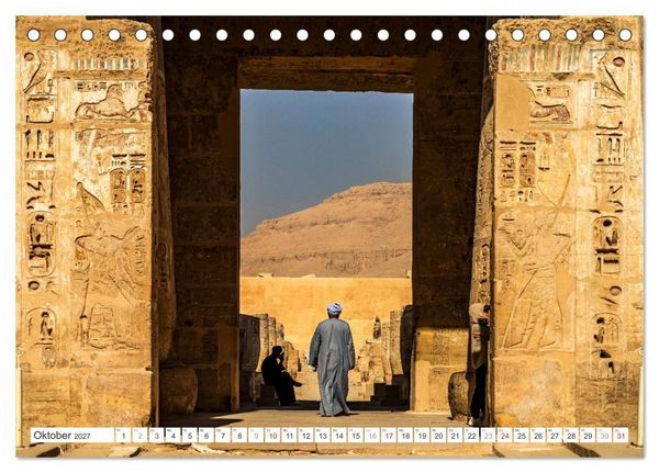 Produktbild: &Auml;gypten - Karnak, die thebanische Nekropole und Luxor (Tischkalender 2027 DIN A5 quer), CALVENDO Monatskalender