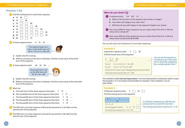 Produktbild: Key Stage 3 Maths Student Book 1