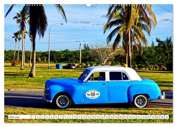 Produktbild: AMERICAN CAR 1950 (hochwertiger Premium Wandkalender 2026 DIN A2 quer), Kunstdruck in Hochglanz