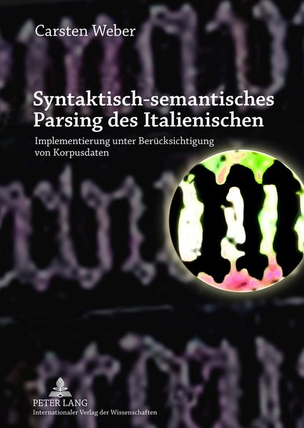 Produktbild: Syntaktisch-semantisches Parsing des Italienischen