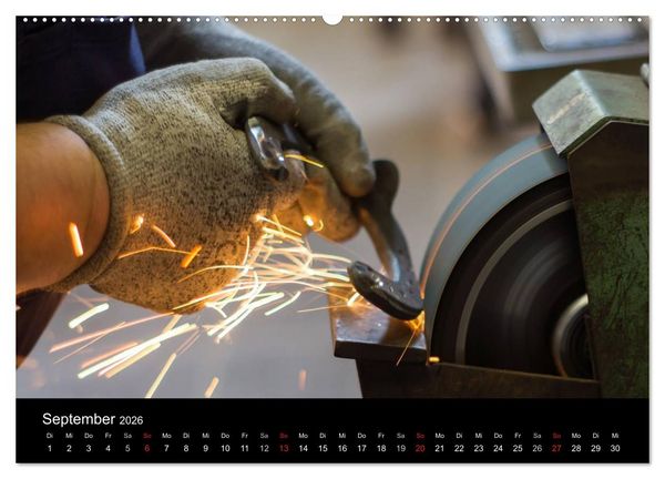 Produktbild: Hufschmiede - Impressionen eines alten Handwerks (Wandkalender 2026 DIN A2 quer), CALVENDO Monatskalender