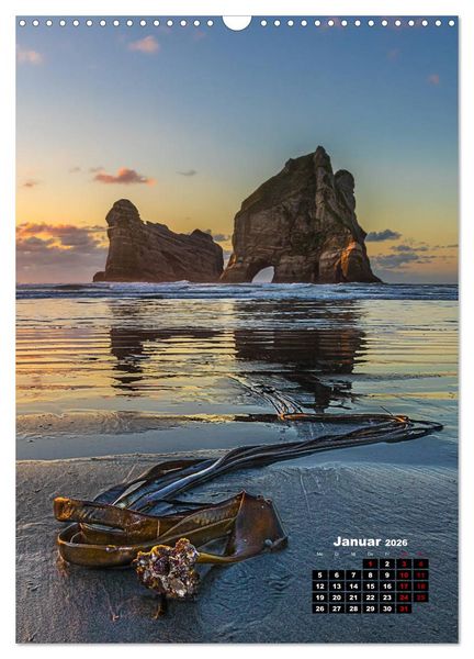 Produktbild: Neuseeland, Inseln der Tr&auml;ume (Wandkalender 2026 DIN A3 hoch), CALVENDO Monatskalender