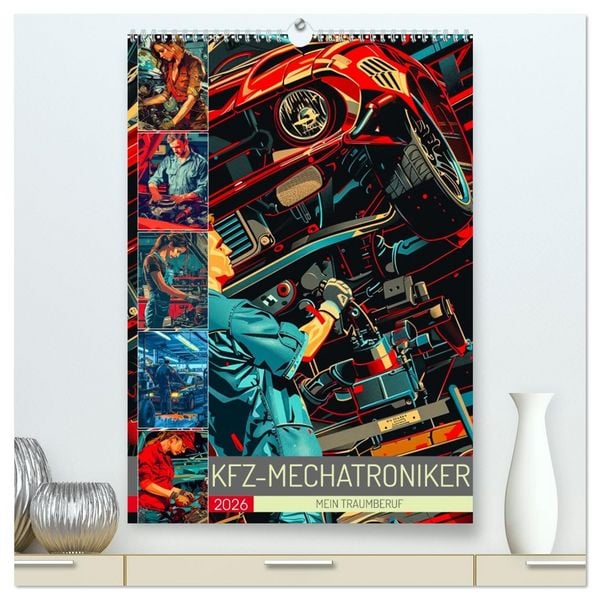 Produktbild: KFZ-Mechatroniker - Mein Traumberuf (hochwertiger Premium Wandkalender 2026 DIN A2 hoch), Kunstdruck in Hochglanz