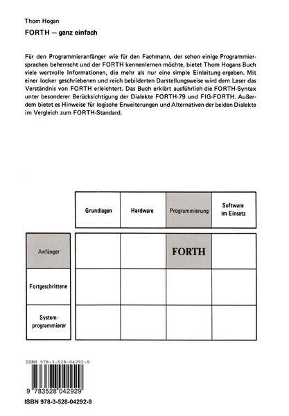 Produktbild: FORTH &mdash; ganz einfach