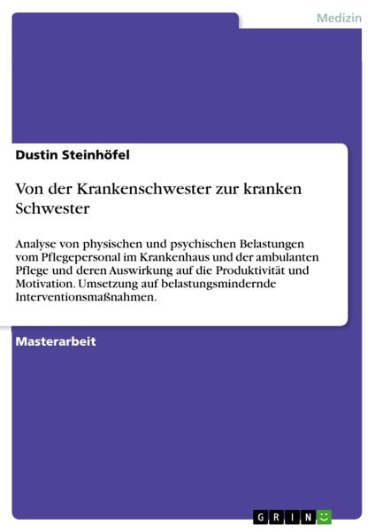 Produktbild: Von der Krankenschwester zur kranken Schwester