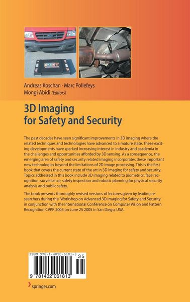 Produktbild: 3D Imaging for Safety and Security