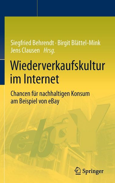 Produktbild: Wiederverkaufskultur im Internet