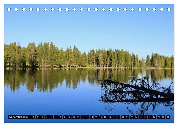 Produktbild: Wunderwelt Yellowstone 2026 (Tischkalender 2026 DIN A5 quer), CALVENDO Monatskalender