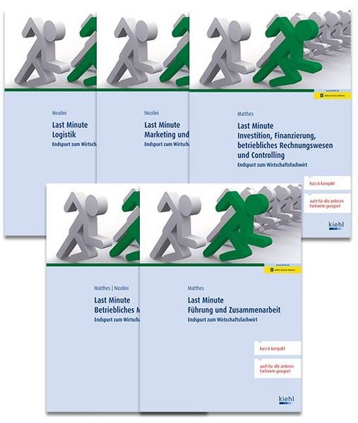 Produktbild: B&uuml;cherpaket: Last Minute Wirtschaftsfachwirtepr&uuml;fung - Komplettpaket Handlungsspezifische Qualifikationen