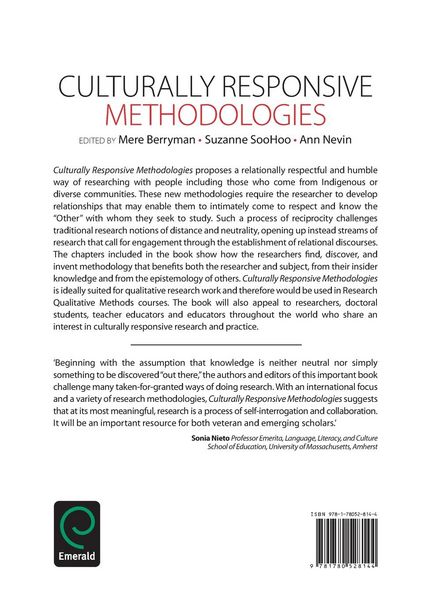 Produktbild: Culturally Responsive Methodologies
