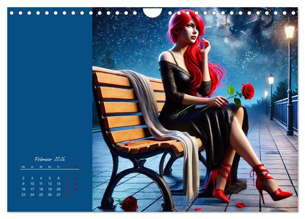 Produktbild: Stilvoll - Das kleine Schwarze (Wandkalender 2026 DIN A4 quer), CALVENDO Monatskalender
