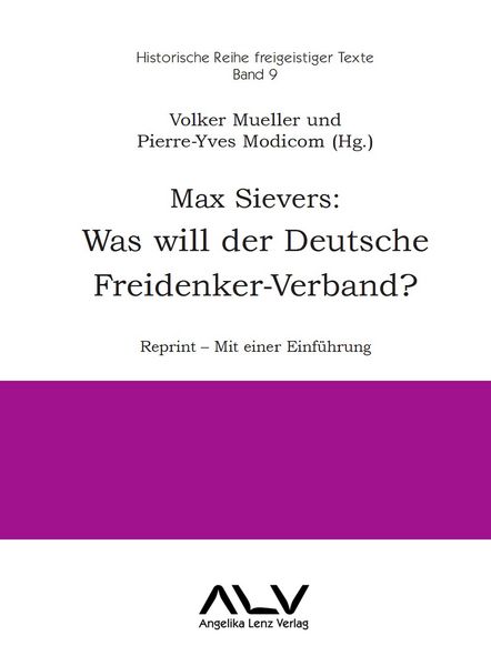 Produktbild: Max Sievers: Was will der Deutsche Freidenker-Verband?