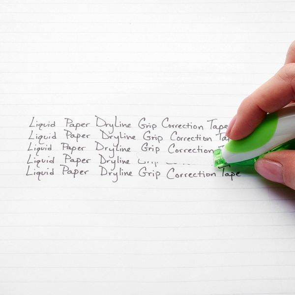 Produktbild: Paper Mate Korrekturroller DryLine Grip recycled gr&uuml;n 5mmx8,5m