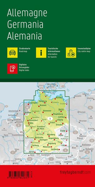 Produktbild: freytag & berndt Stra&szlig;enkarte Deutschland 1:700.000