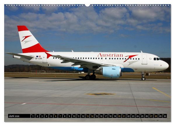 Produktbild: Airbus Airliners (Wandkalender 2026 DIN A2 quer), CALVENDO Monatskalender
