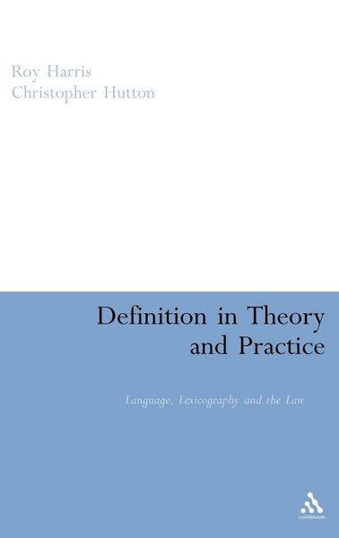 Produktbild: Definition in Theory and Practice