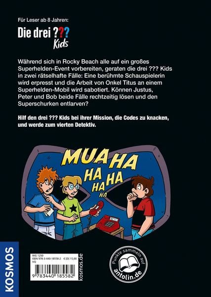 Produktbild: Die drei ??? Kids, Mission Superhelden-Code