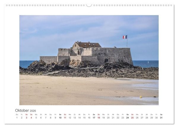 Produktbild: Bretagne - unterwegs mit Julia Hahn (hochwertiger Premium Wandkalender 2026 DIN A2 quer), Kunstdruck in Hochglanz