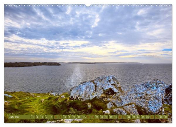 Produktbild: Ausblicke am Meer in der Bretagne und Normadie (hochwertiger Premium Wandkalender 2026 DIN A2 quer), Kunstdruck in Hochglanz