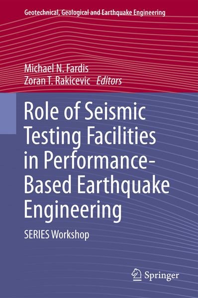 Produktbild: Role of Seismic Testing Facilities in Performance-Based Earthquake Engineering