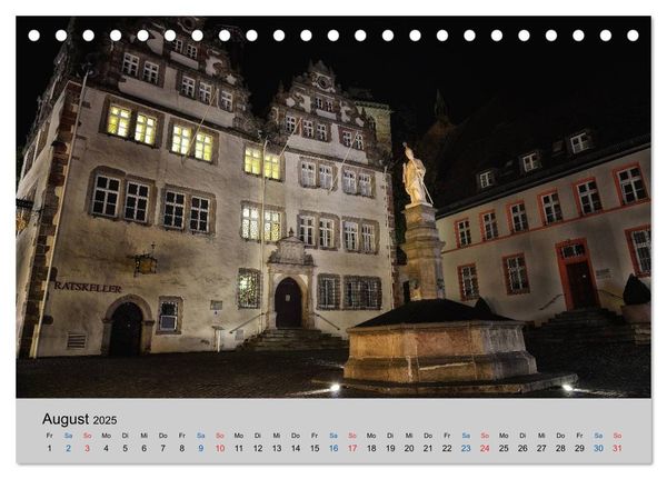 Bad Hersfeld Inside (Tischkalender 2025 DIN A5 quer), CALVENDO Monatskalender
