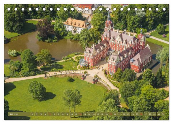 Produktbild: Bad Muskau an der Nei&szlig;e (Tischkalender 2026 DIN A5 quer), CALVENDO Monatskalender