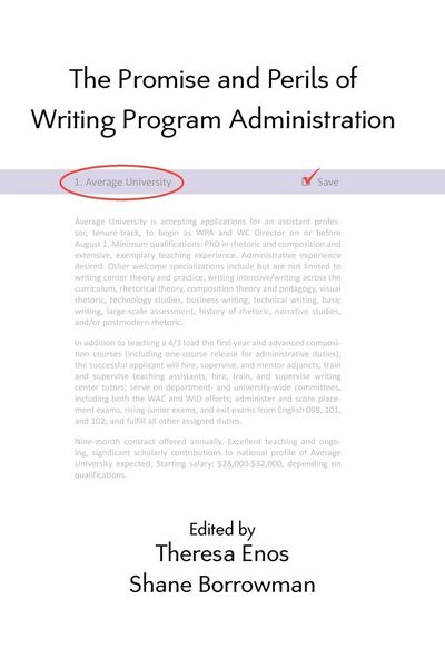 Produktbild: The Promise and Perils of Writing Program Administration