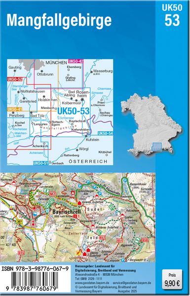 Produktbild: UK50-53 Mangfallgebirge