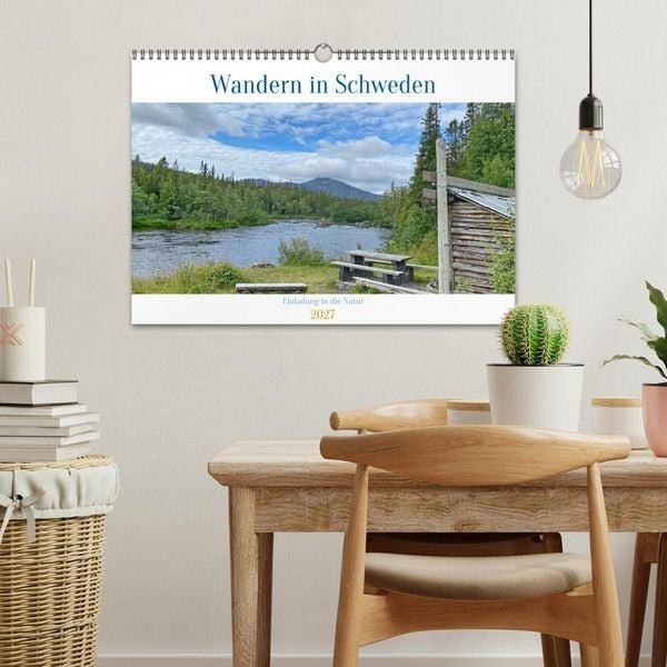 Produktbild: Wandern in Schweden - Einladung in die Natur (Wandkalender 2027 DIN A3 quer), CALVENDO Monatskalender