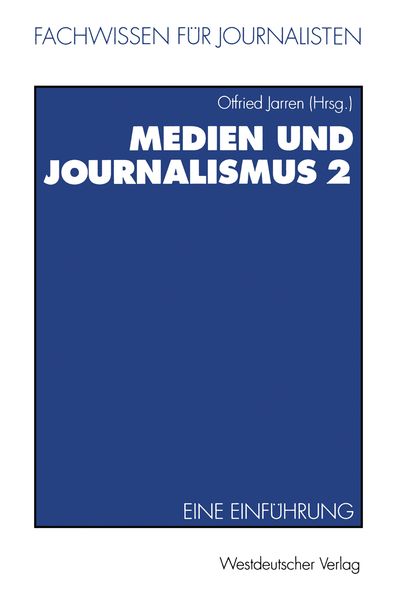 Produktbild: Medien und Journalismus