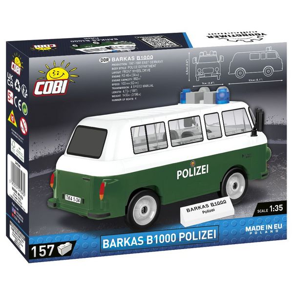 Produktbild: COBI 24596 BARKAS B1000 Polizei