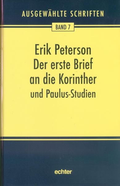 Produktbild: Der erste Brief an die Korinther und Paulus-Studien
