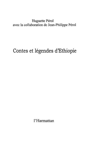 Produktbild: Contes et legendes d'Ethiopie