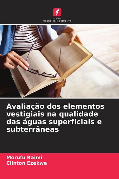 Produktbild: Avalia&ccedil;&atilde;o dos elementos vestigiais na qualidade das &aacute;guas superficiais e subterr&acirc;neas