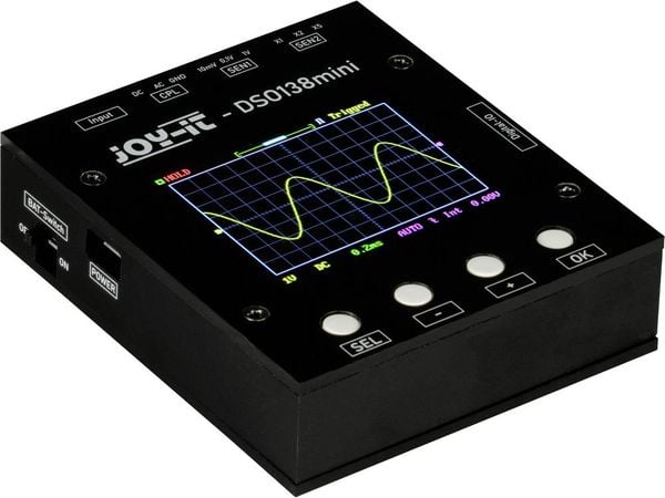 Joy-it Digital-Oszilloskop 200 kHz 1-Kanal 1 MSa/s 1 kpts 12 Bit 1 St.