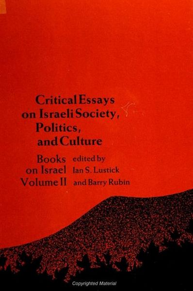 Produktbild: Critical Essays on Israeli Society, Politics, and Culture