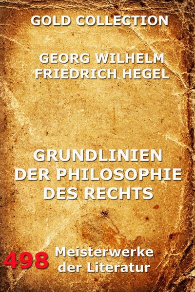 Produktbild: Grundlinien der Philosophie des Rechts