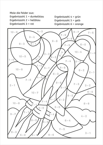 Produktbild: LERNSTERN. Mein Mathe-Malblock. Rechnen bis 10