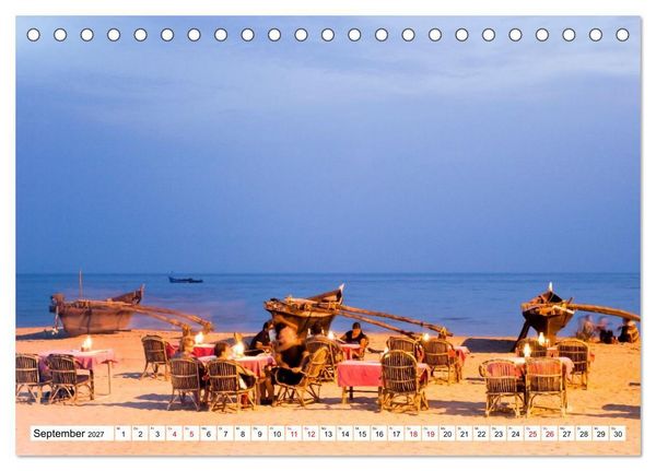 Produktbild: Momente einer Reise - Goa und Karnataka (Tischkalender 2027 DIN A5 quer), CALVENDO Monatskalender