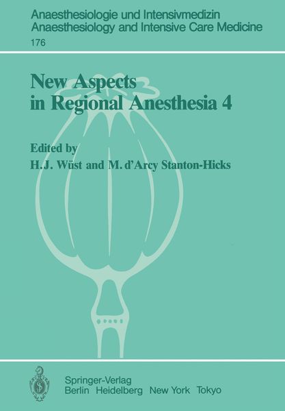 Produktbild: New Aspects in Regional Anesthesia 4