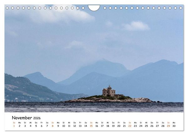 Produktbild: Dalmatiens S&uuml;den, Peljesac und Korcula (Wandkalender 2026 DIN A4 quer), CALVENDO Monatskalender