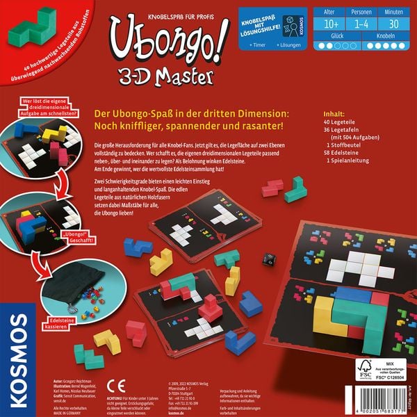 Produktbild: Ubongo! 3-D Master