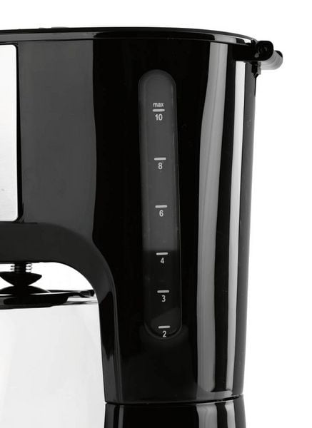 Produktbild: Maxxmee Barista Kaffeemaschine Schwarz, Silber Fassungsverm&ouml;gen Tassen=10 Glaskanne