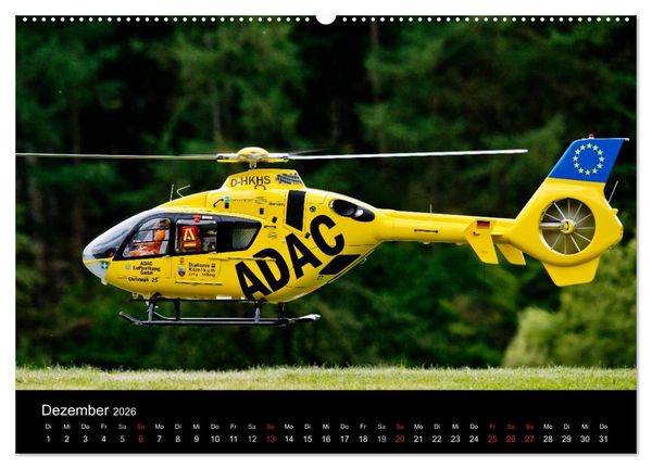 Produktbild: Modellhelis (Wandkalender 2026 DIN A2 quer), CALVENDO Monatskalender