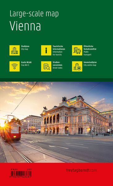 Produktbild: Freytag & berndt Stadtatlas Wien Riesenplan, St&auml;dteatlas 1:12.500