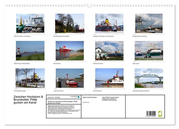 Produktbild: Zwischen Hochdonn & Brunsb&uuml;ttel: P&ouml;tte gucken am Kanal (Wandkalender 2026 DIN A2 quer), CALVENDO Monatskalender