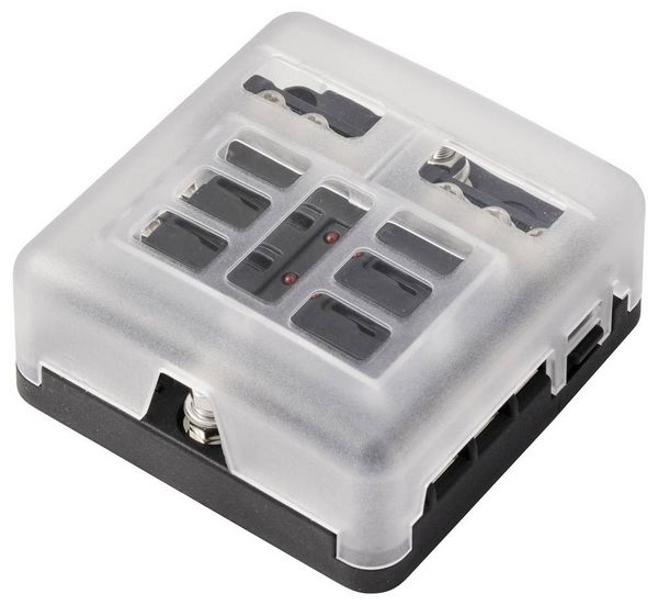 Produktbild: TRU COMPONENTS SICHERUNGS BOX 6-tlg TC-13473376 5 A, 10 A, 15 A, 20A