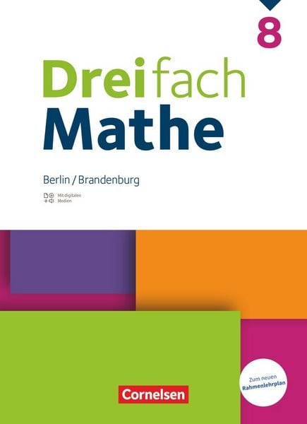 Produktbild: Dreifach Mathe - Berlin und Brandenburg - 8. Schuljahr
