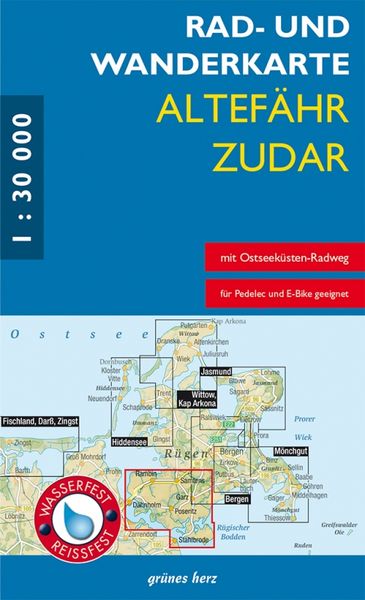 Produktbild: Rad- und Wanderkarte Altef&auml;hr, Zudar
