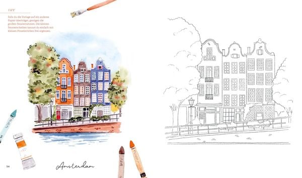 Produktbild: Colour in the city &ndash; Mein urbanes Ausmalbuch